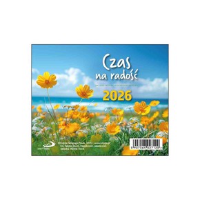 Kalendarz 2026 na biurko - Czas na radość