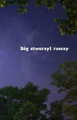 Bóg jest stwórcą -  przedszkole -  1
