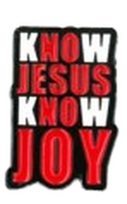 Przypinka - Know jesus