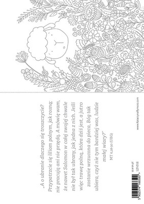 Pocztówka z kolorowanką - Przypatrzcie się liliom