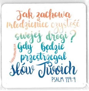 Podstawka korkowa - Psalm 119:9