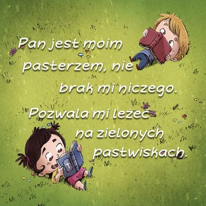 Podstawka korkowa - Pan jest moim - dzieci