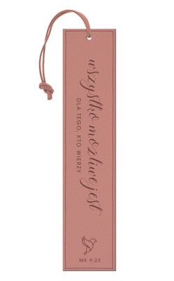 Zakładka skórzana - Wszystko możliwe jest