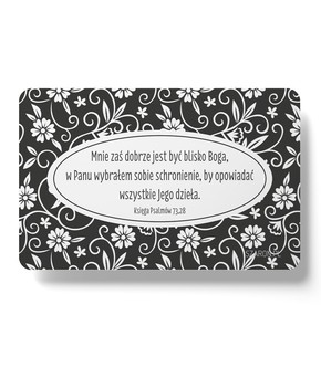 Magnes na lodówkę - Mnie zaś dobrze jest być...