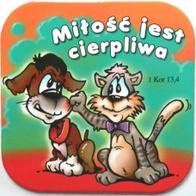 Podstawka korkowa - Miłość, kot i pies