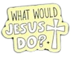 Przypinka - What would Jesus do