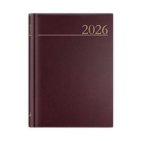 Terminarz - A5 MADRID 2026 - bordowy