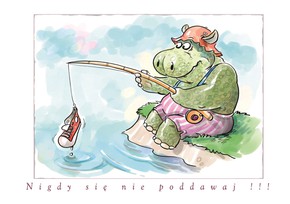 Kartka promise - Nigdy się nie poddawaj - hipcio