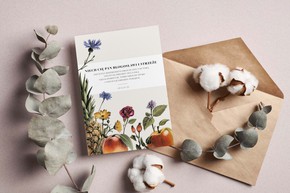 A Kartka składana - Niech Cię Pan - owoce