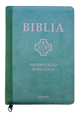Biblia Pierwszego Kościoła - PU miętowa zamek wyc