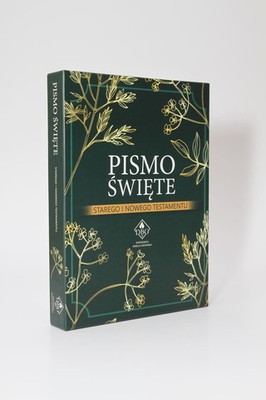 Biblia DBG - PU bordowa zamek złocona indeks pudeł