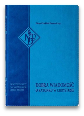 Nowy Testament NPD - PU błękitna paginatory