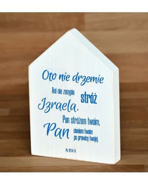 Deska domek - Oto nie drzemie niebieski