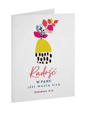 A Kartka składana - Radość w Panu ST