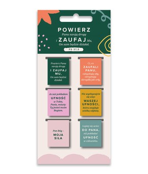 Zakładki Magnetyczne - Powierz Panu - 6 sztuk