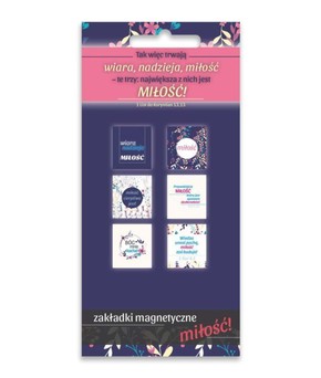 Zakładki Magnetyczne - Miłość - 6 sztuk