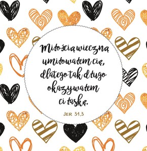 Podstawka korkowa - Miłością wieczną