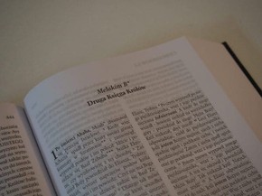 Nowa Biblia gdańska ekoskóra miękka,GRANAT wycięci