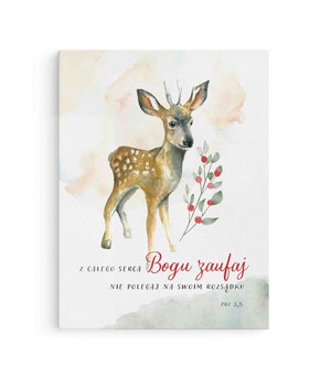 Obraz na płótnie - Jelonek