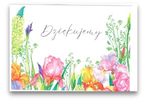 Karnet - Dziękujemy łąka