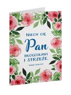 A Kartka składana - Niech cię Pan - kwiat