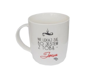 Kubek ceramiczny - Nie lękaj się bo jestem z tobą