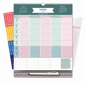MaMy Kalendarz tygodniowy 2025/2026 Pachnąc Ogród 
