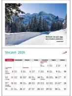Kalendarz 2026 - Pozdrowienia z Polski