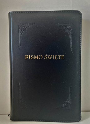 Biblia TB duża - skóra - czarna - index