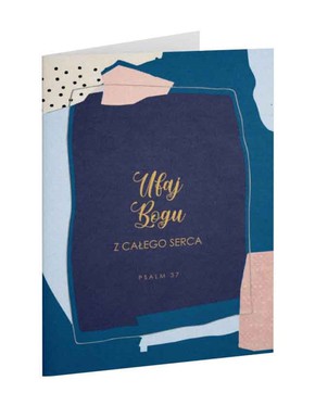 A Kartka składana - Ufaj Bogu ST