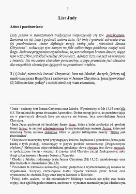 List Judy -  Biblia Hosanna