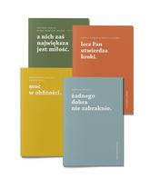 Komplet 4 zeszytów w kratkę 