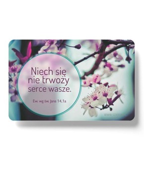 Magnes na lodówkę - Niech się nie trwoży serce ..