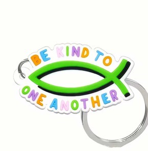 Breloczek plastikowy - Be kind to - rybka
