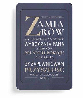 Magnes na lodówkę - Jestem bowiem świadomy GRANAT