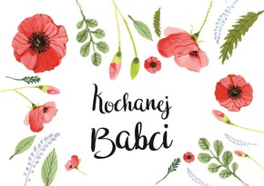 Magnes na lodówkę - Kochanej babci