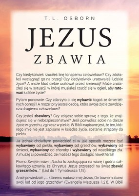 JEZUS ZBAWIA broszura ewangelizacyjna