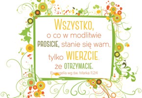Magnes na lodówkę - Wszystko o co w modlitwie...