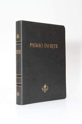 Biblia DBG - PU czarna złocona