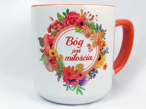 Kubek promise - Bóg jest miłością