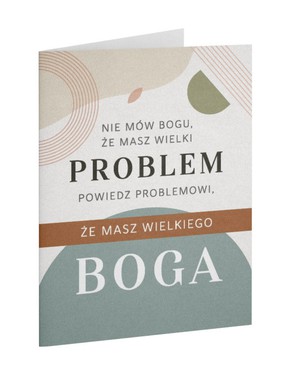 A Kartka składana - Wielki Bóg