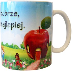 Kubek ceramiczny - Wszędzie dobrze...
