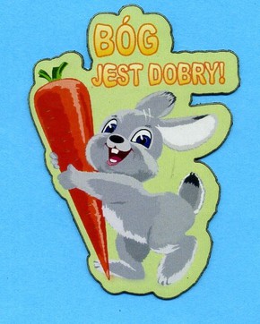 Magnes na lodówkę kształt - zając  