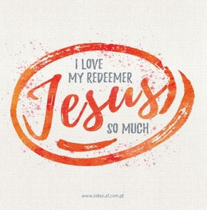 Podstawka korkowa AF - I love redeemer Jesus 