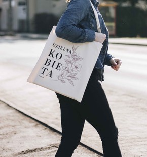 Torba bawełniana eco - Dzielna kobieta