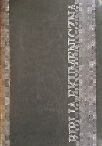 Biblia Ekumeniczna miękka srebrzone bez ksiąg deut