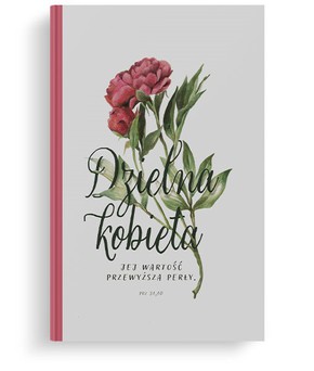 Notatnik Lux - Dzielna kobieta - kwiat