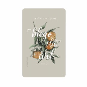 Magnes na lodówkę - Obyś mandarynki