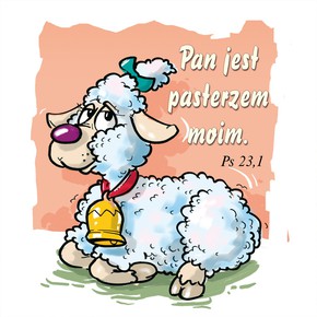 Podstawka korkowa - Pan jest pasterzem - owca