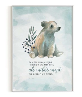 Plakat A3 - Bo góry Miś